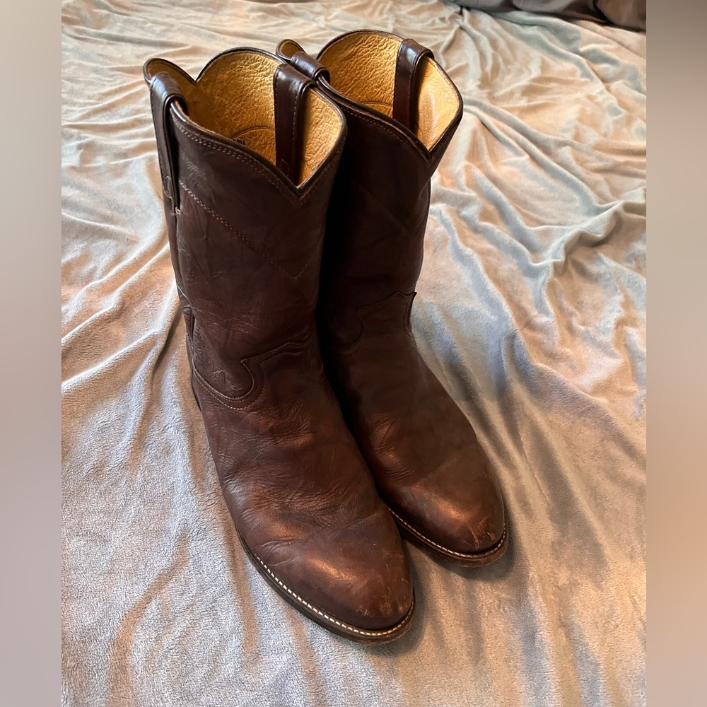 Justin Classic Deerlite Roper Boots - 11D